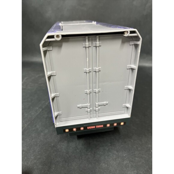 Joyin Orange Cargo Truck Semi &Trailer Holds 12 Hot Wheel Vehicles Fold Up Sides - Picture 7 of 10